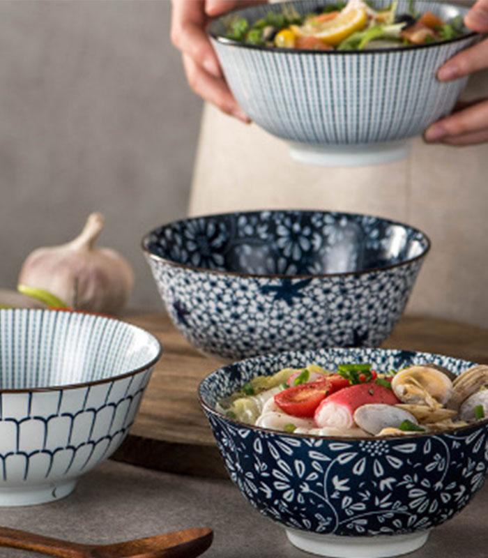 Ceramic Bowls for Serving Noodles